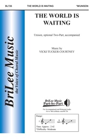 The World is Waiting Unison/Two-Part choral sheet music cover Thumbnail